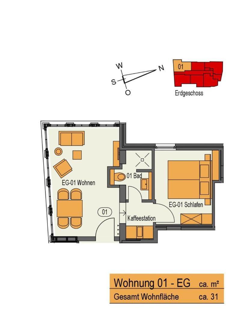 Woge2 Appartement 1 บอร์คุม ภายนอก รูปภาพ